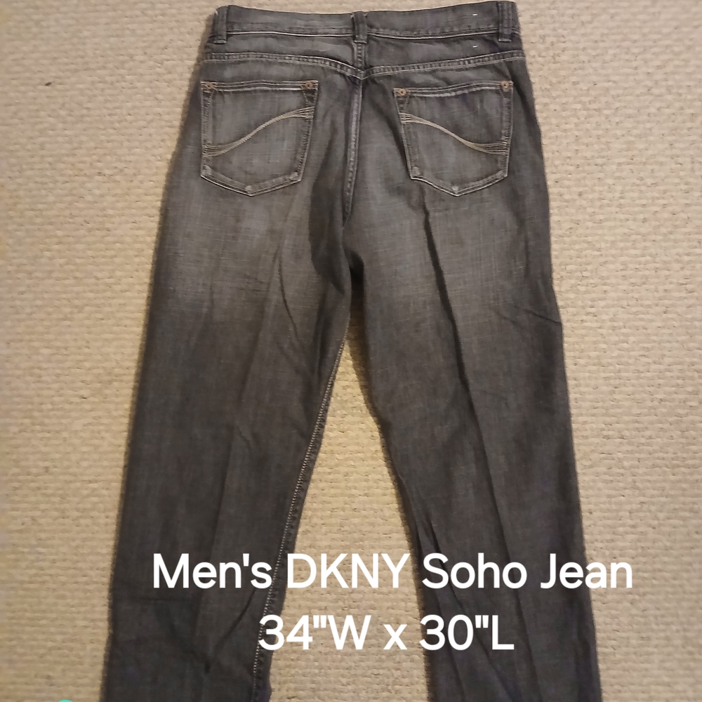 DKNY Men's Charcoal Slim Jeans